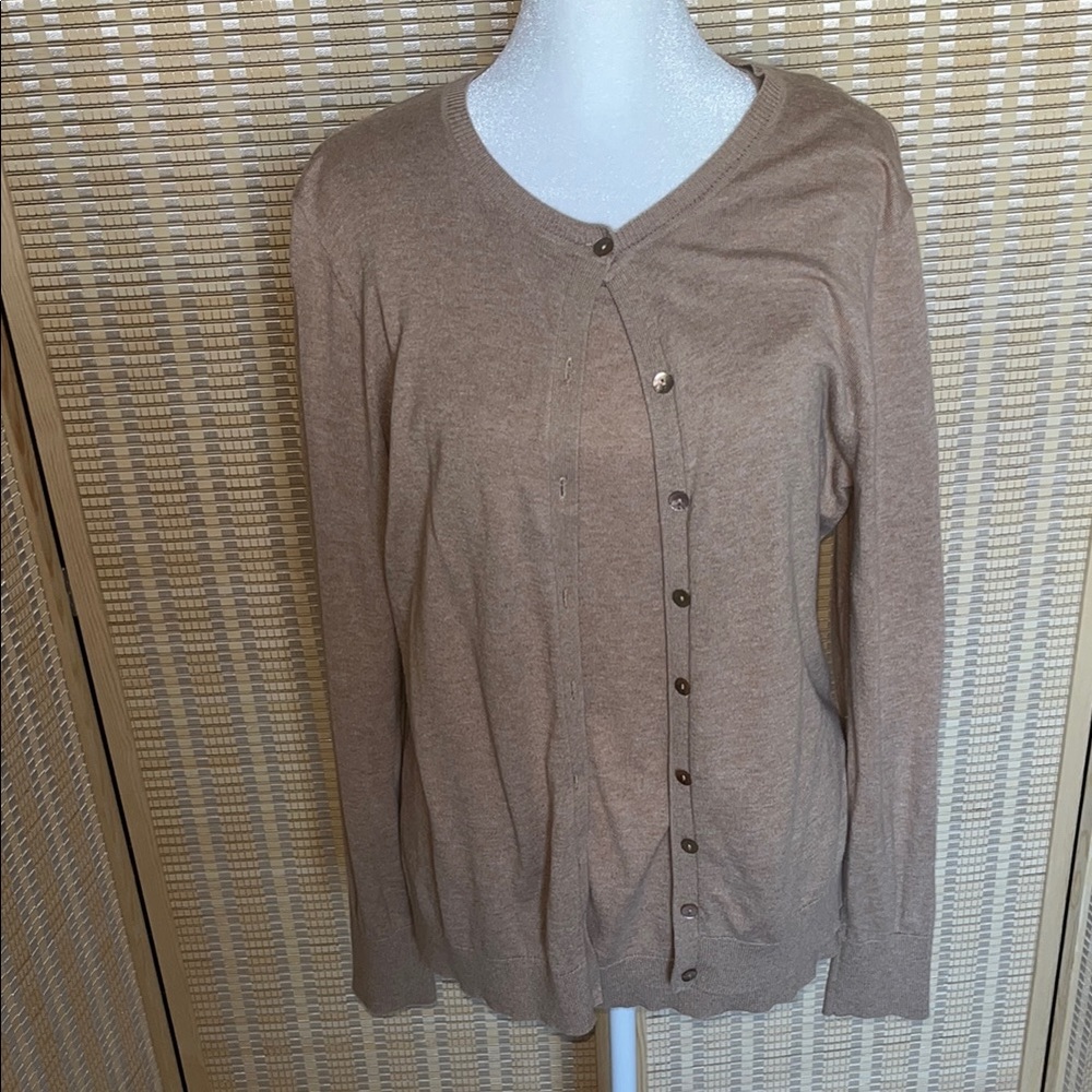 August silk two piece Button-Up Cardigan